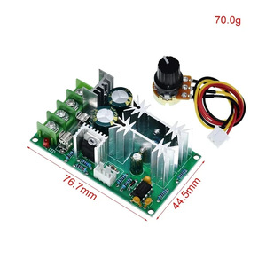 <b>Motor</b> <b>Controller</b> 12V 24V 36V 48V 20A PWM Drive Module With Potentiometer For DC <b>Motor</b> Speed Control - Product Image 1