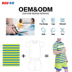 Uniforme de Fútbol Sublimado Buker 100% Poliéster, Conjunto Transpirable con Logotipo Personalizado, Camiseta y Pantalones Cortos para Hombre - Product Image 3