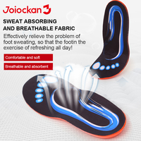 Semelles de soutien de la voûte plantaire pour chaussures de sport, respirantes, absorbant les chocs, antidérapantes, confortables, en gel PU