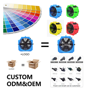 Alta Potência Elétrica Axial Ventilador Portátil 220V Alta Pressão Carpet Floor Blower Dryer para Restauração OEM Customizável Atacado - Product Image 6