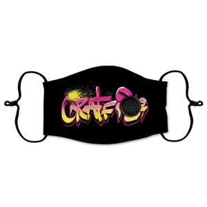 Diseños personalizados Algodón reutilizable impreso hermosa máscara facial negra máscara negra <span class=keywords><strong>con</strong></span> <span class=keywords><strong>filtro</strong></span> - Product Image 5