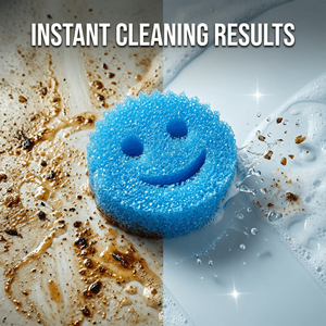 Éponge de nettoyage en mousse thermosensible, matériau en mousse poreuse sensible à la température, éponge douce et durable - Product Image 5