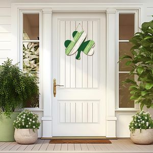 Adorno para el Hogar del Día de San Patricio, Colgante de Madera con Tréboles Irlandeses para Decoración de Fiestas, Venta al Por Mayor, Nueva Llegada - Product Image 5
