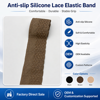 Bande en silicone antidérapante de qualité supérieure avec couleur personnalisée pour les marques de vêtements