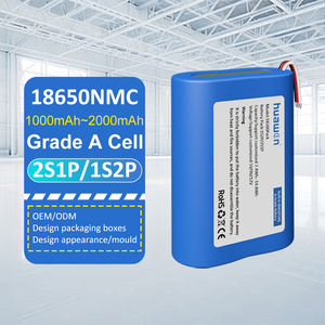 華文カスタム18500 7.4V 2S液体電池パックNCM高エネルギー密度5C放電スマートデバイス用 - Product Image 1