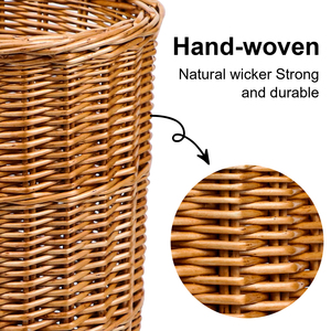 GL Handmade Natural High Quality Round Long Rotin Storage Basket Multifunction <span class=keywords><strong>Rattan</strong></span> Wicker Basket - Product Image 3