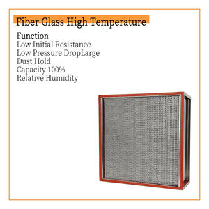 Purificateur d'air à filtre HEPA H14 haute température, nouveau, prix de gros, avec panneau en fibre synthétique et filtre en boîte - Product Image 6