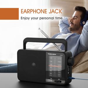 Radio AM/FM Portátil de 2 Bandas en Oferta, Disponible con Alimentación CA/CC, Funciones Básicas - Product Image 4