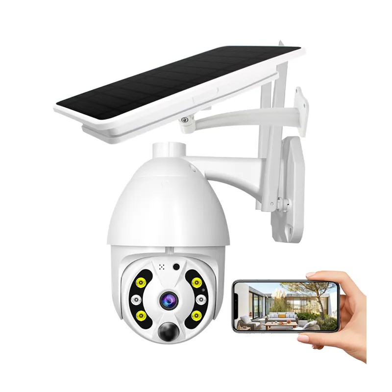 ESG Brand New Ring Stick Up Cam Battery Hd Wifi Wind 5Mp Solar Security Lights With Ip Cctv Camera