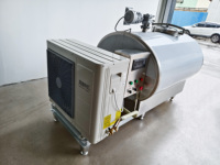 Équipement de stockage de Fermentation de machine laitière de réservoir de refroidissement de lait d'acier inoxydable de haute qualité 500L