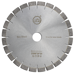 Herramientas de diamante de larga vida útil D400mm hoja de sierra de diamante de dientes cortos segmentados para corte de granito - Product Image 1