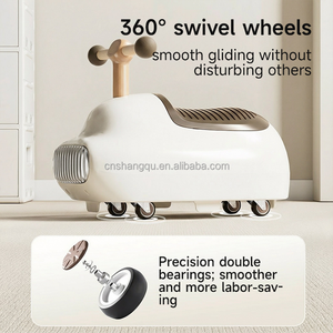 Voiture à bascule pour bébé VSUCH, voiture à bascule en plastique pour enfant, design en forme d'arachide, quatre roues, voiture à bascule pour enfants en bas âge et en âge scolaire primaire - Product Image 3