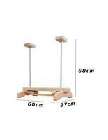 Blocs d'équilibre pour la position debout sur les mains, bloc de yoga pliable, accessoire léger pour l'entraînement au poids du corps, la gymnastique et l'acrobatie