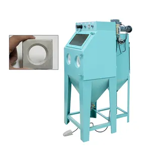 Máquina de jateamento automático de areia de alta eficiência para molde de liga de aço e processo de galvanoplastia de molde de latão