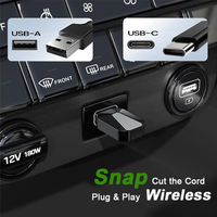 Adaptateur Bluetooth CarPlay Android Auto 2 en 1 OEM, prise USB, dongle WiFi portable, boîte, iPhone, Apple IOS, VW, Ford, Mazda
