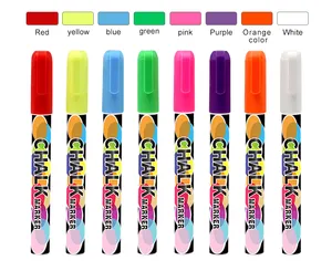 Hot Sell Promotional Whiteboard Marker Pen 6 Mm Reversible Chisel Medium Erasable Chalk Dry Erase Markers