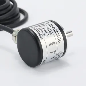 Chb novo encoder fotoelétrico, codificador rotatório incrível zsp3806 360pr zsp3806 1000 ppr 6mm 24 volts roda contador suporte