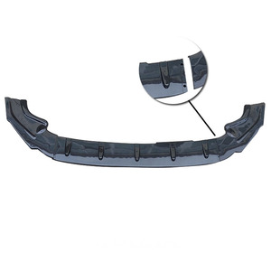 Splitter Anteriore in Plastica ABS Effetto Fibra di Carbonio per Paraurti VW <span class=keywords><strong>Volkswagen</strong></span> Golf 7/7.5 GTI / <span class=keywords><strong>Rline</strong></span>/R - Product Image 5