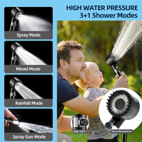 Douche extérieure portable à piles pour camping, électrique, intelligente, haute pression, avec filtre – Vente en gros