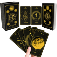 Jeu de cartes de Tarot, en papier, avec impression personnalisée, de luxe, pour enfants et famille, vente en gros, d'usine, 2020