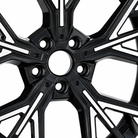 Vente chaude d'usine à bas prix : Jantes en alliage noir brillant AL 18 pouces 5x112 pour voitures de tourisme, ajustement précis pour les modèles BMW populaires