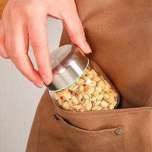 Caliente alto vidrio de borosilicato 100ml 150ml tamaño pequeño forma redonda comestible Nido de Pájaro tónico tarro de vidrio con tapa inoxidable - Product Image 5