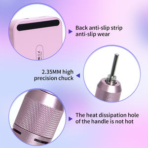 Ponceuse a Ongles Electrique Professionnelle 35000 Tr/Min Pour Manucure Et PEdicure, Recargable, Sans Fil, Pour Retirer <span class=keywords><strong>Le</strong></span> Gel - Product Image 6