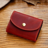 Wincheer dompet tempat kartu kulit bergaya antik dengan 12 slot kartu tempat kartu kredit Bank tempat Kartu Case Organizer Album