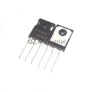 QZ công nghiệp mới ban đầu <span class=keywords><strong>600V</strong></span> 75A 247 IGBT bóng bán dẫn điện k75h603 ikw75n60h3 - Product Image 1