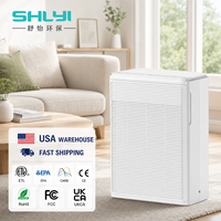 Portable 99.97% efficace HEPA H13 purificateur d'air électrique ion négatif élimine les odeurs de fumer poils d'animaux prise ue pour usage domestique