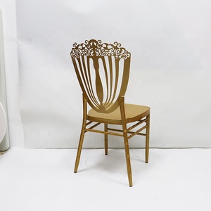 Sillas para <span class=keywords><strong>Banquetes</strong></span> en Oferta, Muebles de Hotel Baratos al por Mayor, Apilables, Duraderas, de Hierro, Modernas, para Uso Comercial en Interiores/Exteriores - Product Image 2