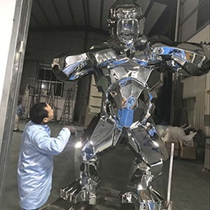 Toptan özel reçine el sanatları dev Gorilla heykeli elektrolizle heykel - Product Image 6