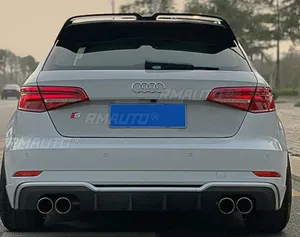 ชุดตัวถังสปอยเลอร์ติดหลังคาด้านหลังรถปีกสปอยเลอร์หลังรถสำหรับรถ Audi A3 S3 hatchback 2014-2020 oettinger - Product Image 6