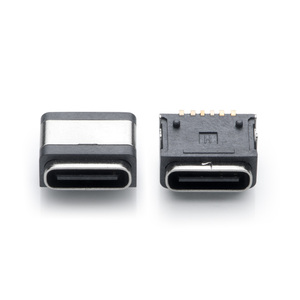 Cổng kết nối nguồn USB Type-C 16 chân, chống thấm, đạt chứng nhận ROHS, lắp đặt trên bảng dọc - Product Image 3