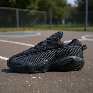 Chaussures de basket Nike Nocta Glide en mesh noir avec coussin d'air pour toutes les saisons - Product Image 2