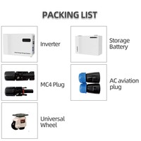 Système de Stockage d'Énergie Tout-en-un (ESS) 15 kWh 51,2 V - 200 A LiFePO4, Sortie 11 kW 230 V, Double MPPT 160 A pour Charge Solaire Rapide