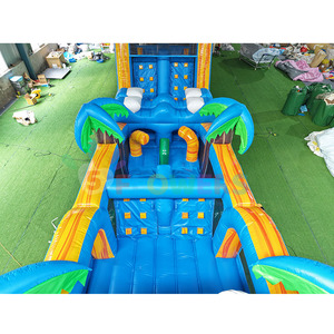 Khổng Lồ Thương Mại Nhảy Lâu Đài Bouncy Nhà Bị Trả Lại Nhiệt Đới Juegos Inflables Dành Cho Người Lớn Trở Ngại Trò Chơi Cho Bán - Product Image 2