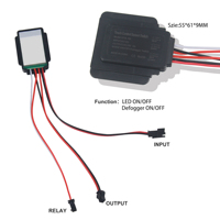 Miroir de salle de bain LED à commande tactile unique avec fonction CCT et anti-buée, interrupteur à capteur tactile inductif