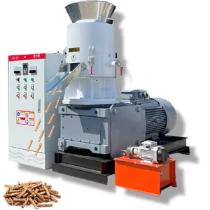 Bonne conception 400-500 kg/h Machine à granulés de bois Moulin à granulés de bois pour la fabrication de produits en <span class=keywords><strong>bambou</strong></span> spécifiquement en granulés - Product Image 1