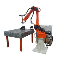 1000W ,2000W 6 axes bras robotique soudage Laser à fibre soudeurs automatique batterie Robot machine de soudage Laser