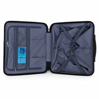 Valise rigide personnalisable de 18 pouces, bagage cabine à peindre soi-même, bagage d'embarquement peint à la main, bagage cabine pour enfant