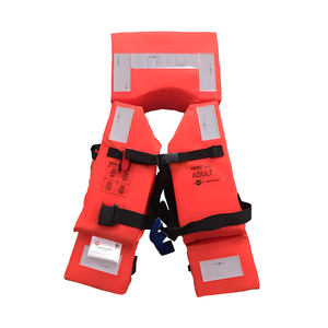 Chaleco salvavidas aprobado por Solas con cuello suave y cinturón ajustable fácil de poner - Product Image 5