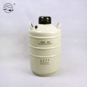 YDS-20 20-Liter Artificial Insemination Tank with New Storage Valves Used Liquid Nitrogen Tank