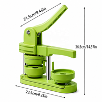 58 mm Ronde Badge Knopmaakmachine Handleiding Speldmaker 100 Stuks Badges Set Kit voor DIY Cadeaus Knutselen