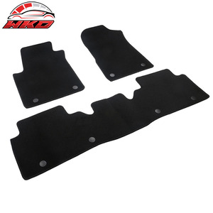 Alfombrillas para Nissan Armada QX80 17-23 Antideslizantes Delanteras y Traseras de Velour 3 Piezas - Negro - Product Image 3