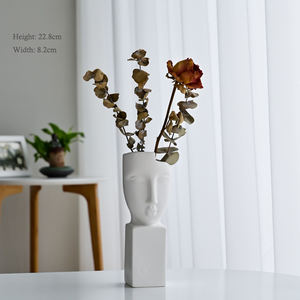 Vase en céramique abstrait en forme d'<span class=keywords><strong>ange</strong></span> de haute qualité, fait à la main, décoration personnalisée pour la maison, céramique et <span class=keywords><strong>poterie</strong></span> émaillée - Product Image 1