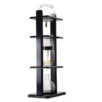 SINCERE 1000ML infusion à froid cafetière lisse Borosilicate bois verre Carafe café glacé brasseur pour théière outil de cuisine
