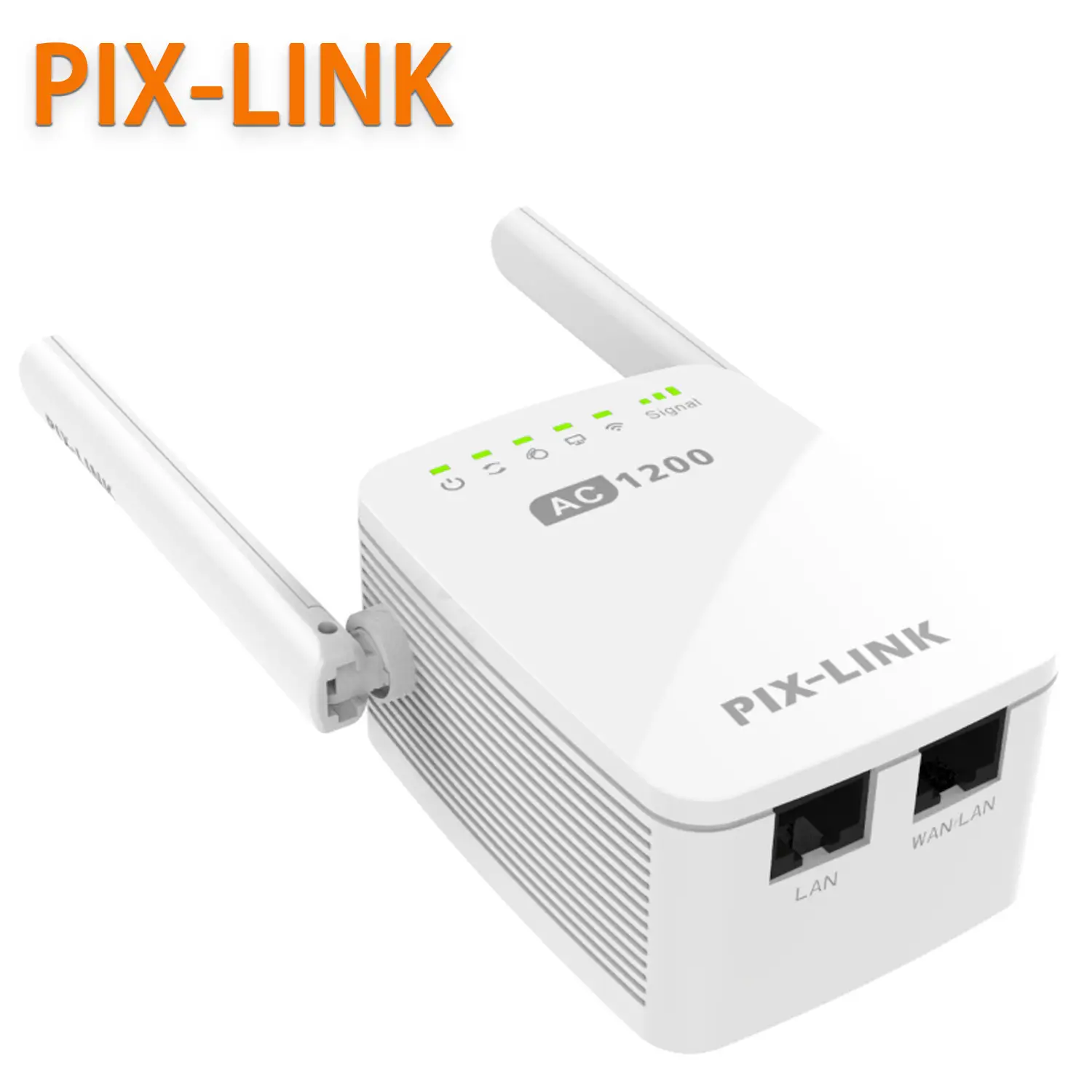 PIX-LINK Wireless 5G WiFi Repeater 1200Mbps Router Wifi Booster Dual Band Long Range Extender 5Ghz Wi-Fi Signal Amplifier Repeater