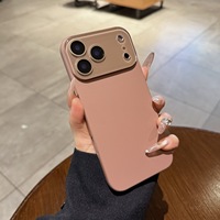 Coque rigide ultra-fine dépolie couleur thé au lait, protection intégrale de l'objectif, prix usine, best-seller pour iPhone 17 Pro Max Nouvelle Version