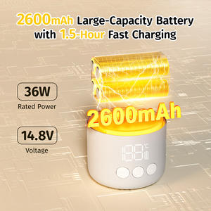 Chauffe-<span class=keywords><strong>biberon</strong></span> portable sans fil rechargeable USB (plastique et métal) 100W pour les voyages en extérieur et l'alimentation de bébé - Product Image 2